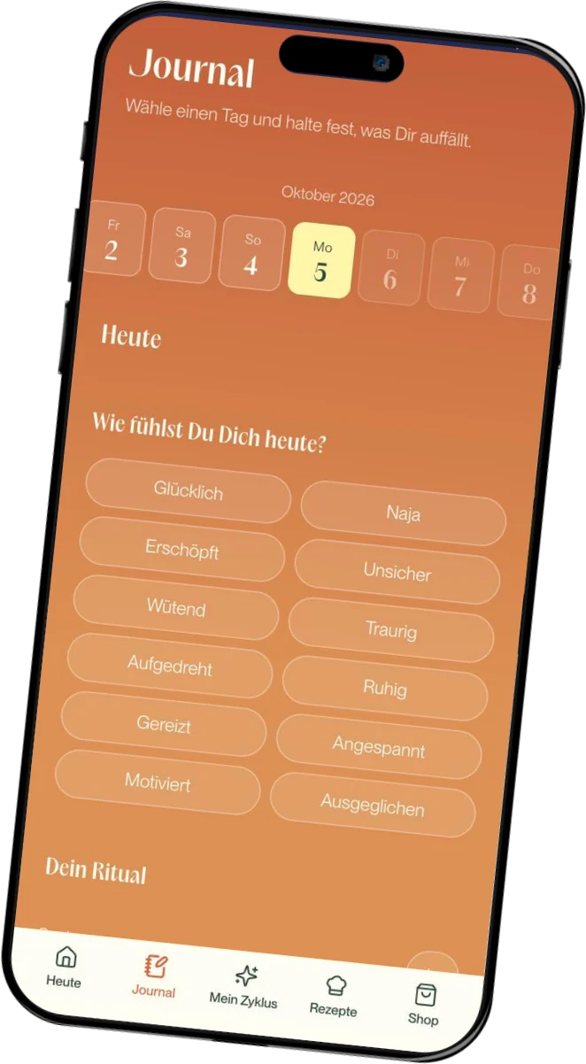 CHAYRA App, Ansicht Journal